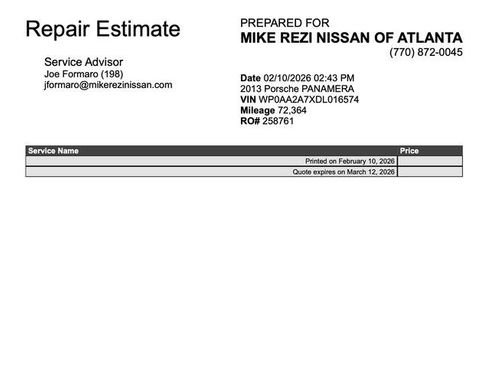 Used 2013 Porsche Panamera 4 Platinum Edition image 4