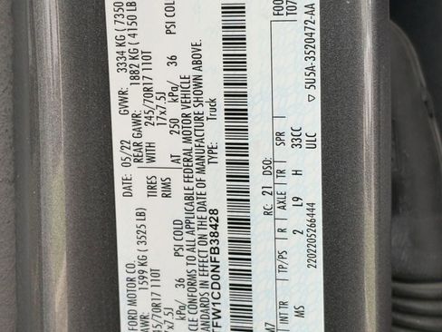 Used 2022 Ford F150 XLT w/ Equipment Group 301A Mid RWD image 32
