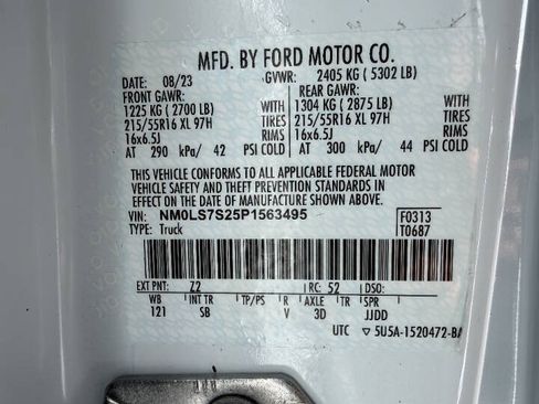 Used 2023 Ford Transit Connect XL FWD image 25