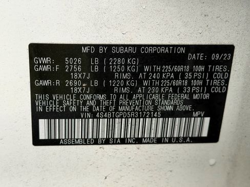Used 2024 Subaru Outback Touring XT AWD/4WD image 29