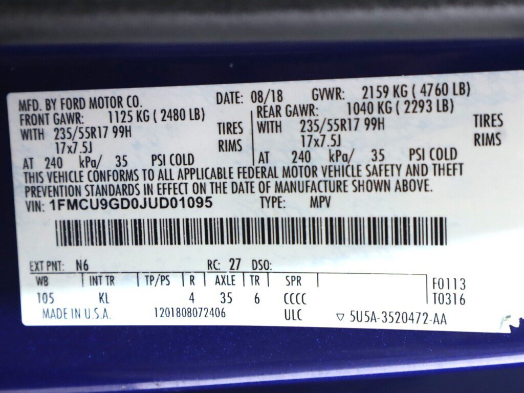 Used 2018 Ford Escape SE AWD/4WD image 40