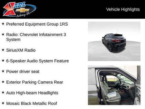 Used 2022 Chevrolet TrailBlazer RS image 2