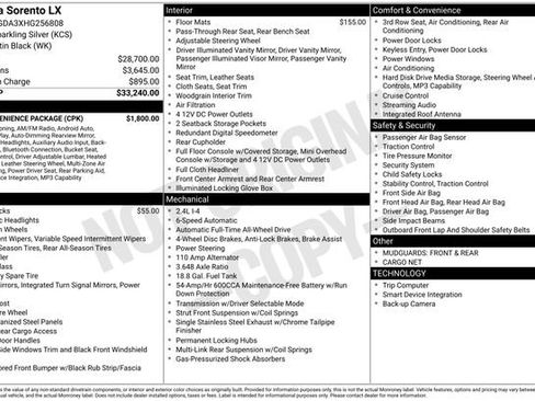 Used 2017 Kia Sorento LX w/ LX Convenience Package image 7