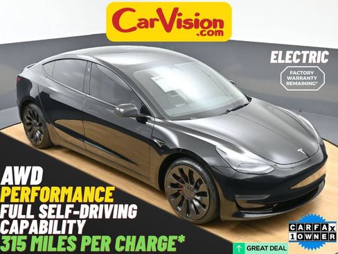 Used 2023 Tesla Model 3 Performance AWD/4WD image 1