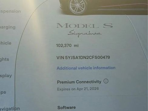 Used 2012 Tesla Model S Signature image 5