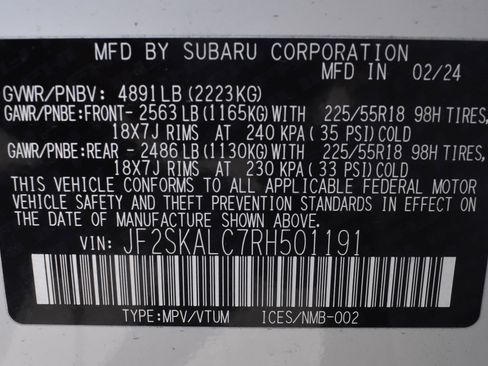 Used 2024 Subaru Forester Limited image 2