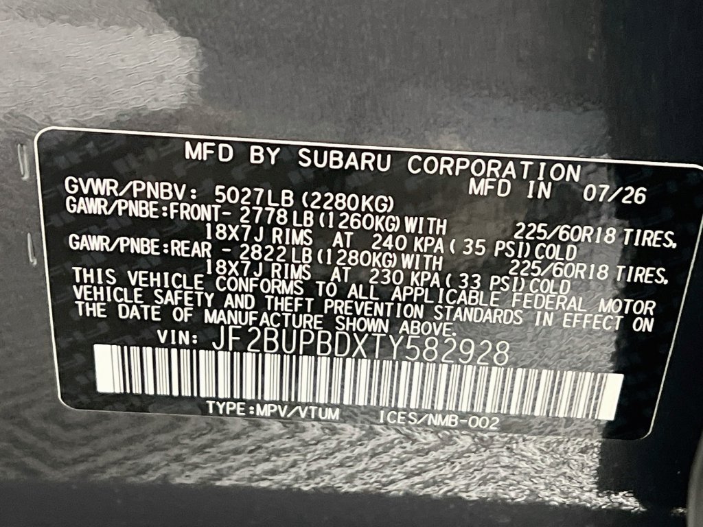 New 2026 Subaru Outback Premium AWD/4WD image 23