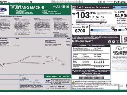 Used 2023 Ford Mustang Mach-E Select RWD image 2