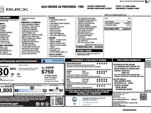 Used 2024 Buick Encore GX Preferred FWD image 6