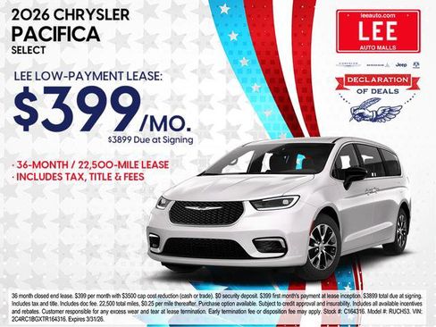 New 2026 Chrysler Pacifica Select image 4