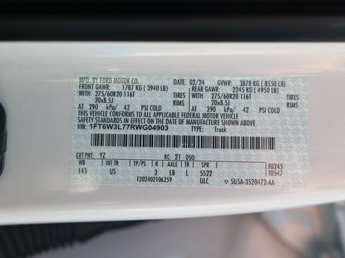 Used 2024 Ford F150 Lightning Flash AWD/4WD image 43