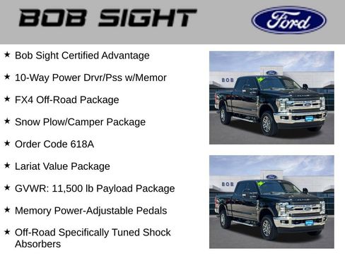 Used 2018 Ford F350 Lariat w/ Lariat Value Package AWD/4WD image 3