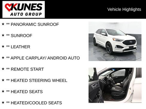 Used 2020 Ford Edge ST w/ Equipment Group 401A AWD/4WD image 2