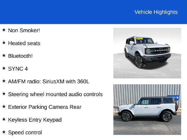 Used 2023 Ford Bronco Outer Banks AWD/4WD image 2