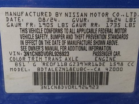 Used 2024 Nissan Versa S w/ S Plus Package FWD image 33