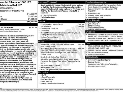 Used 2016 Chevrolet Silverado 1500 LTZ w/ LTZ Plus Package image 13