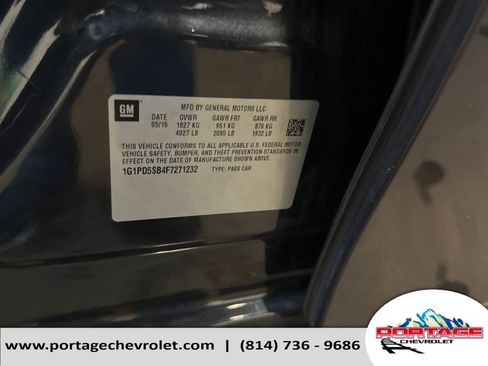 Used 2015 Chevrolet Cruze LT w/ Technology Package image 31