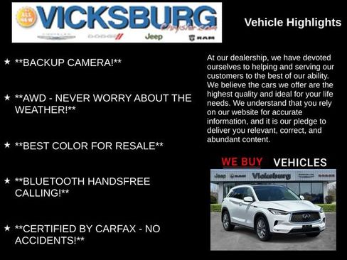 Used 2019 INFINITI QX50 Luxe w/ Navigation Package AWD/4WD image 7