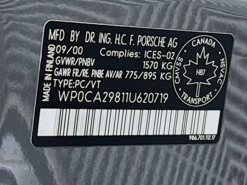 Used 2001 Porsche Boxster image 27