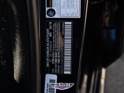 Used 2018 Mercedes-Benz S 560 Sedan w/ AMG Line Exterior image 54