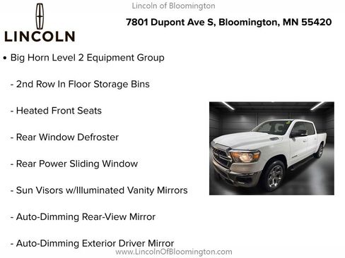 Used 2022 RAM 1500 Big Horn image 9