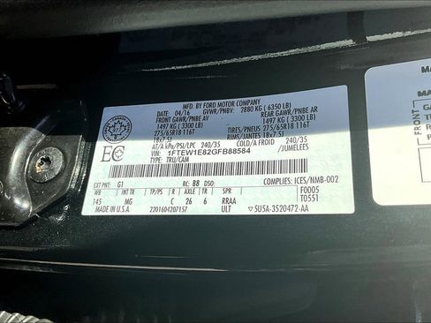 Used 2016 Ford F150 XLT w/ XTR Package image 20