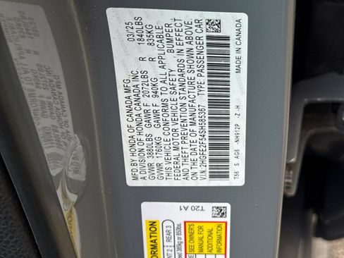 Used 2025 Honda Civic Sport image 27