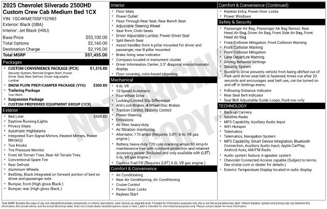 Used 2025 Chevrolet Silverado 2500 Custom AWD/4WD image 9
