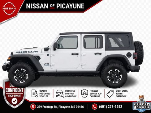 Used 2024 Jeep Wrangler Unlimited Rubicon 4xe AWD/4WD image 2