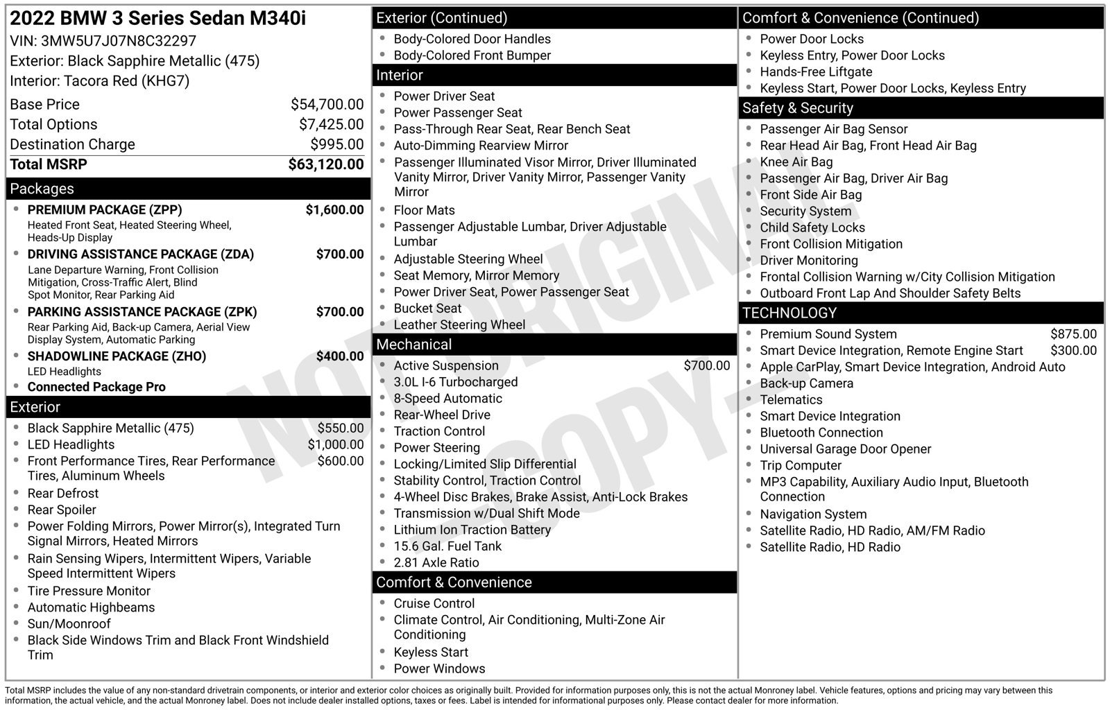 Used 2022 BMW M340i w/ Premium Package RWD image 29
