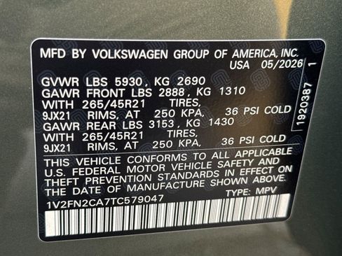 New 2026 Volkswagen Atlas SEL Premium R-Line AWD/4WD image 27