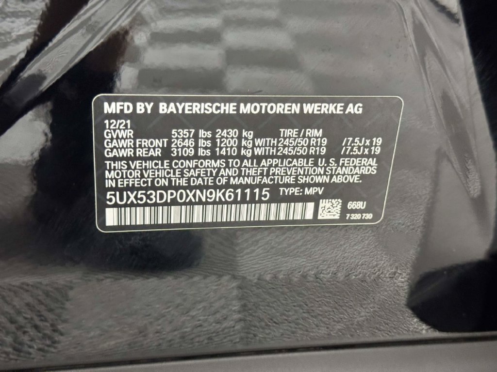 Used 2022 BMW X3 xDrive30i w/ Premium Package 2 AWD/4WD image 16
