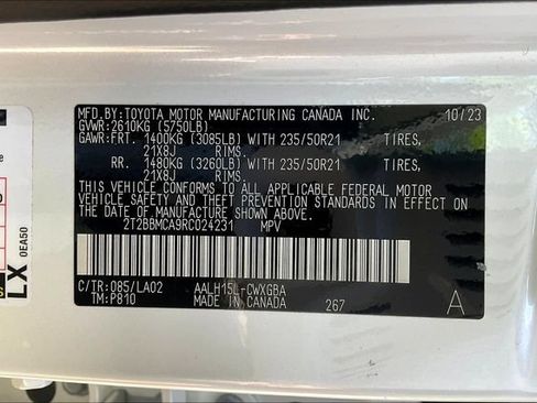 Certified 2024 Lexus RX 350 w/ Convenience Package AWD/4WD image 9