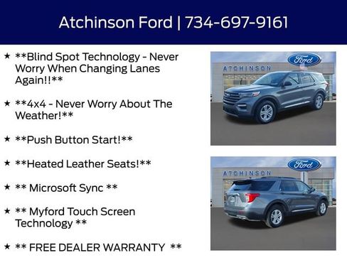 Certified 2023 Ford Explorer XLT w/ Equipment Group 202A image 8