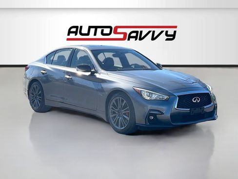 Used 2018 INFINITI Q50 Red Sport 400 w/ Cargo Package (L95) RWD image 1