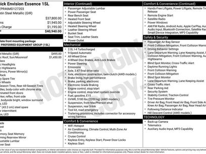 Certified 2021 Buick Envision Essence