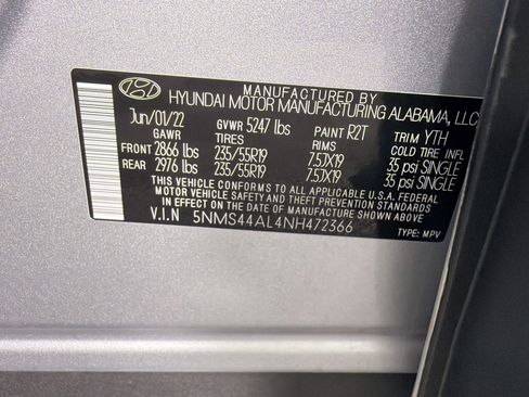 Used 2022 Hyundai Santa Fe Limited FWD image 17