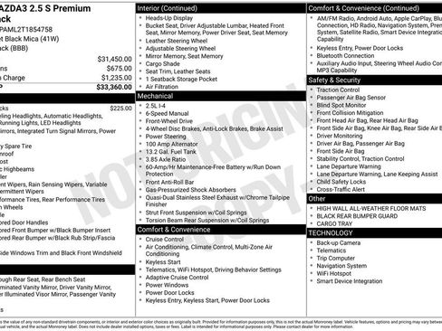 New 2026 MAZDA MAZDA3 2.5 S Hatchback w/ Premium Pkg image 22