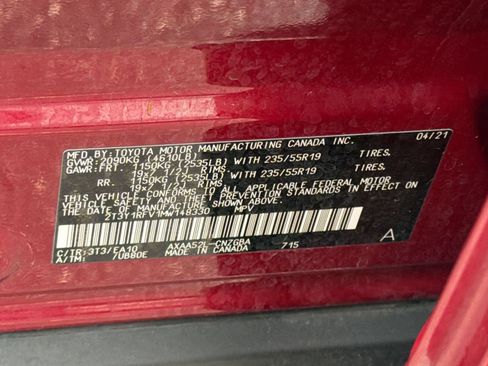 Used 2021 Toyota RAV4 Limited FWD image 27