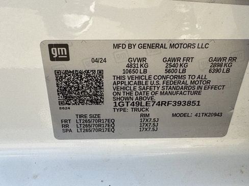 Used 2024 GMC Sierra 2500 Pro w/ Convenience Package AWD/4WD image 31