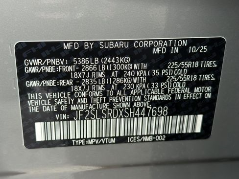 New 2025 Subaru Forester Limited image 27