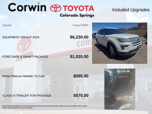 Used 2019 Ford Explorer XLT w/ Equipment Group 202A image 8