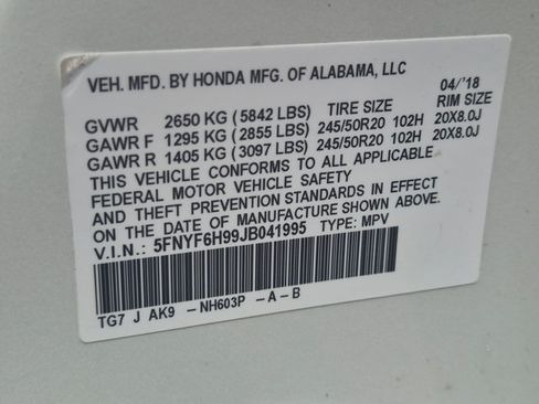 Used 2018 Honda Pilot Touring image 18