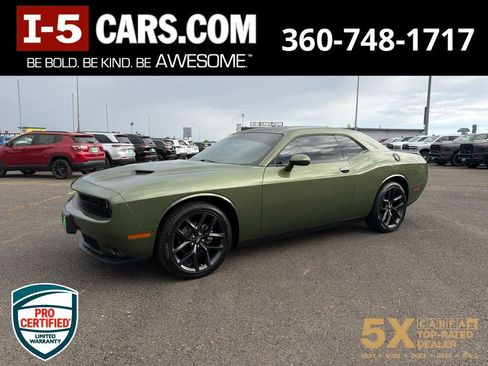 Used 2022 Dodge Challenger SXT w/ Blacktop Package RWD image 1