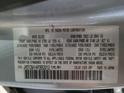 Used 2023 MAZDA CX-9 Touring Plus AWD/4WD image 33