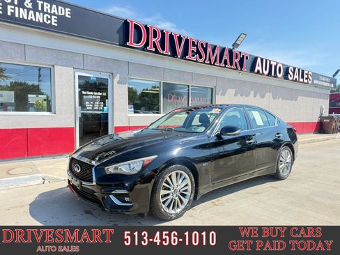 Used 2018 INFINITI Q50 Luxe w/ Essential Package (3.0T Luxe) AWD/4WD image 1
