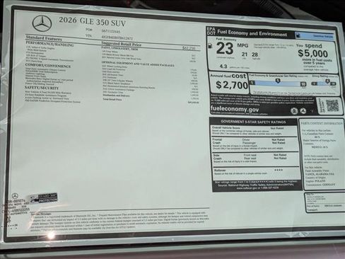 New 2026 Mercedes-Benz GLE 350 4MATIC image 19