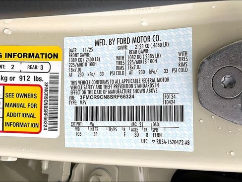 Used 2025 Ford Bronco Sport Outer Banks w/ Outer Banks Tech Package+ AWD/4WD image 20