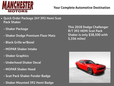 Used 2018 Dodge Challenger R/T Scat Pack image 2
