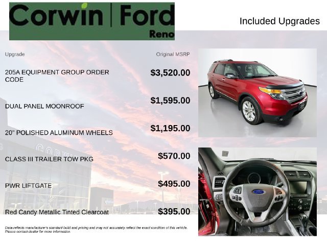 Used 2012 Ford Explorer XLT AWD/4WD image 3